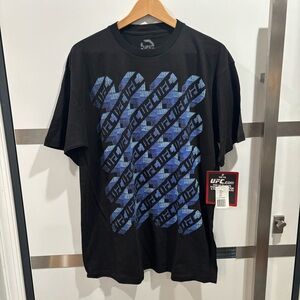 UFC NWT Men’s Links Tee Shirt Black Size Large
